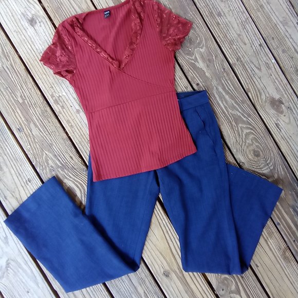 Banana Republic Pants - Banana Republic Blue Slacks Very Well Made Size OP